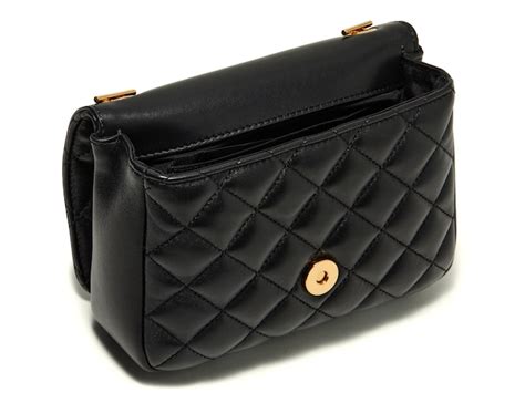 versace allover messenger bag|Versace quilted leather crossbody bag.